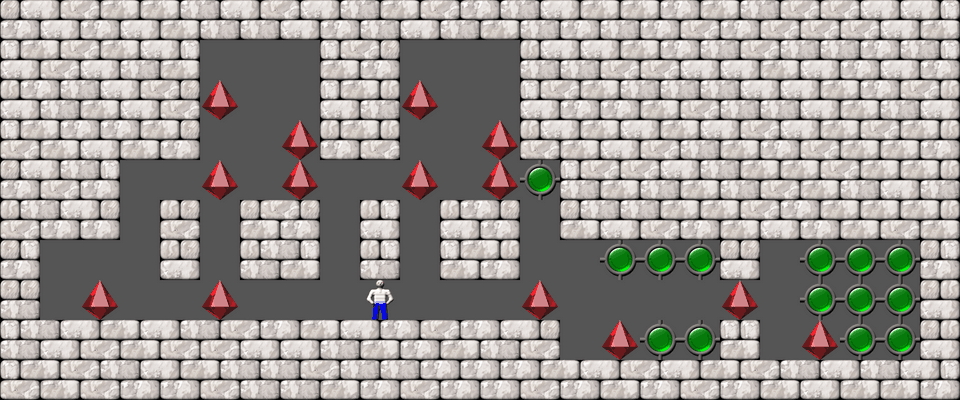 Сокобан More Bugs collections уровень 362